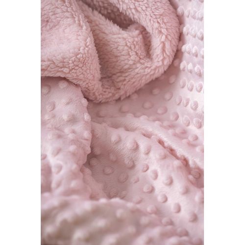 Interbaby Dvostrana Dekica 80x100cm Bubble Baby Pink slika 2