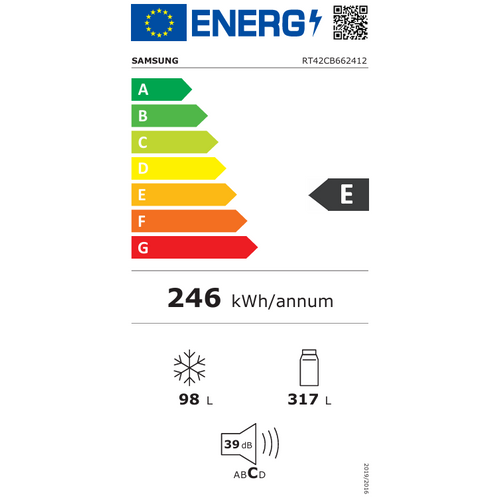 Samsung kombinirani hladnjak RT42CB662412EO slika 2