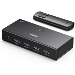 Ugreen HDMI preklopnik 4K@60Hz, 3 u 1 splitter s podrškom za 3D HDR Dolby Atmos