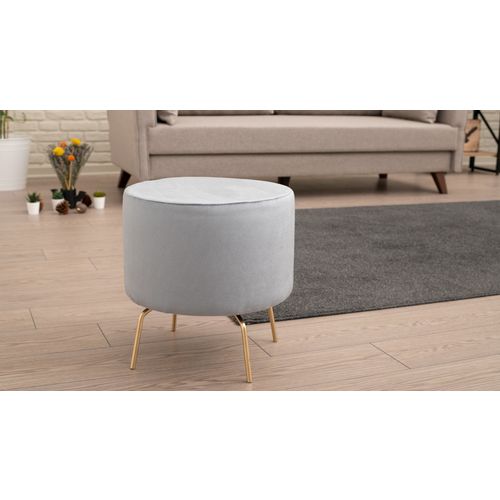 Atelier Del Sofa Tabure, Sivo Zlato, Octo - Grey slika 1