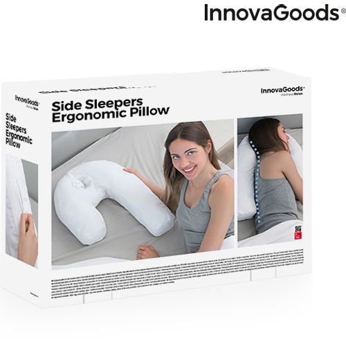 InnovaGoods ergonomski jastuk za bočni položaj oblik U 39 x 57 x 14cm slika 5