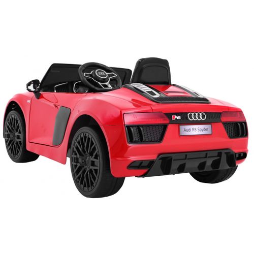 Licencirani auto na akumulator Audi R8 Spyder RS - crveni/lakirani slika 3