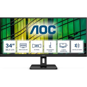 AOC U34E2M - 34" Ultraširoki Monitor s WQHD Rezolucijom i 100Hz Osvježavanjem