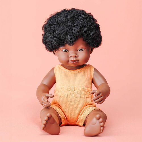 Miniland lutka African Girl 38 cm Colourful slika 3