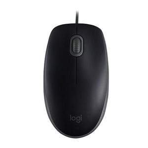 MS LOG B110 Silent Black - Uredski miš s nečujnim tipkama