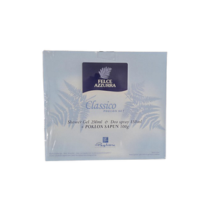 Felce Elce Azzura Classico poklon set - gel za tuširanje 250ml, Deo dezodorans 150ml i sapun 100gr