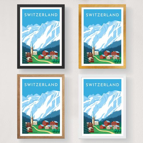 Wallity Poster A3, Switzerland - 1989 slika 3