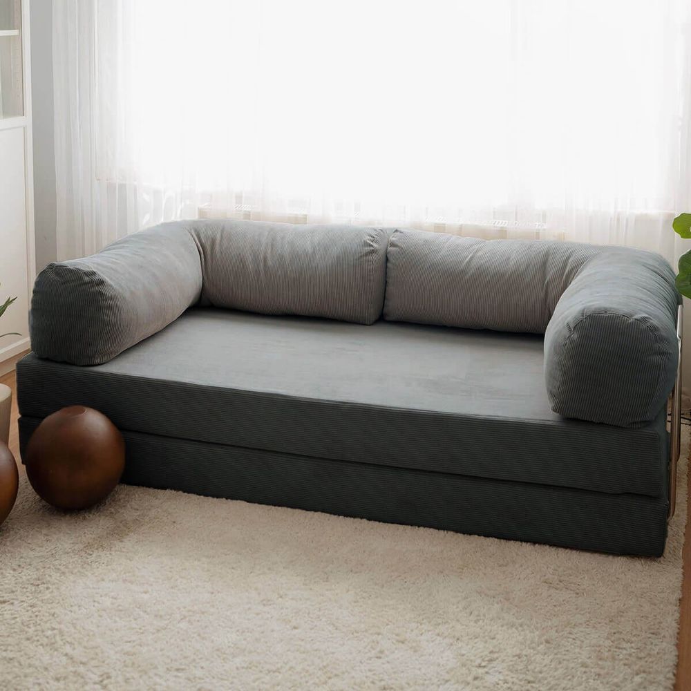 Sofa na razvlačenje za 3 osobe Nook - boja antracit slika 1