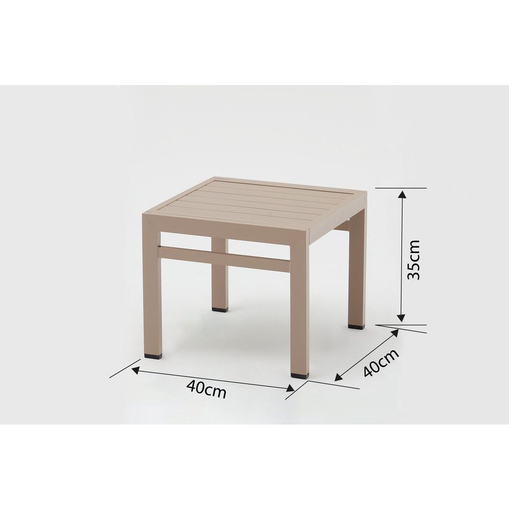 Asos Bež Set Ležaljki i Stolića za Stranu (2 Komada) slika 4