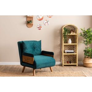 Sofa-krevet Cosmo Single - Petrol Zelena