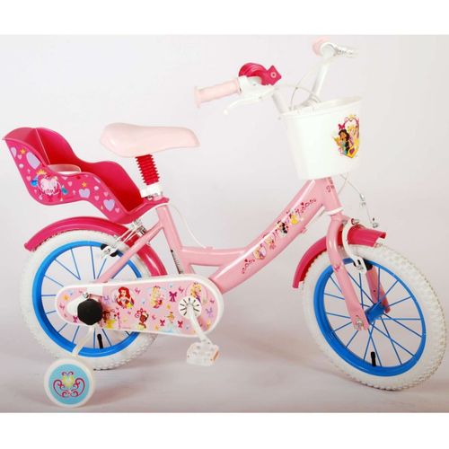 Dječji bicikl Disney Princess 14" s dvije ručne kočnice rozi slika 3