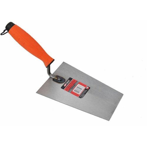 AWTOOLS trapezoidna glačana žlica 180mm s gumiranim drškom slika 1