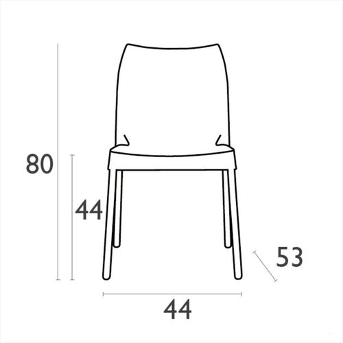 Dizajnerske stolice — CONTRACT Vita • 4 kom. slika 8