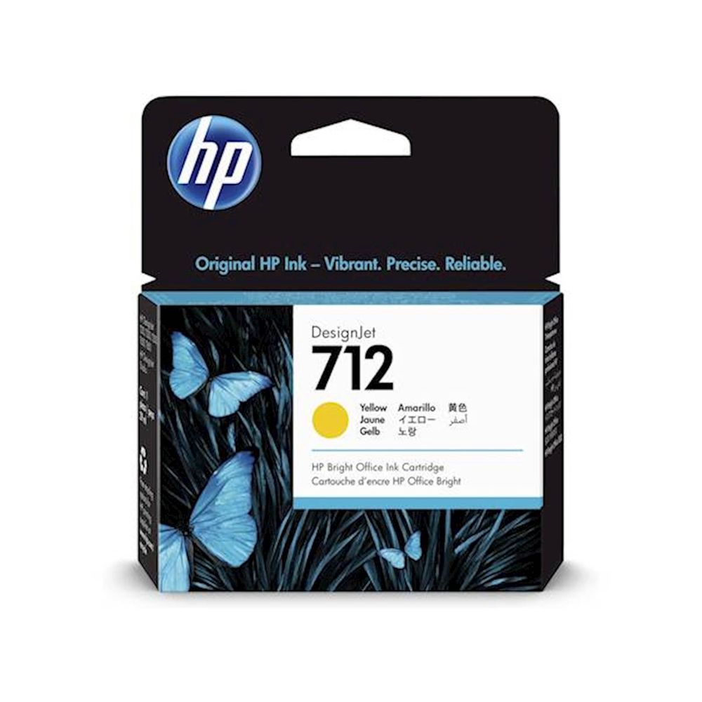HP Tinta yellow 712 slika 1