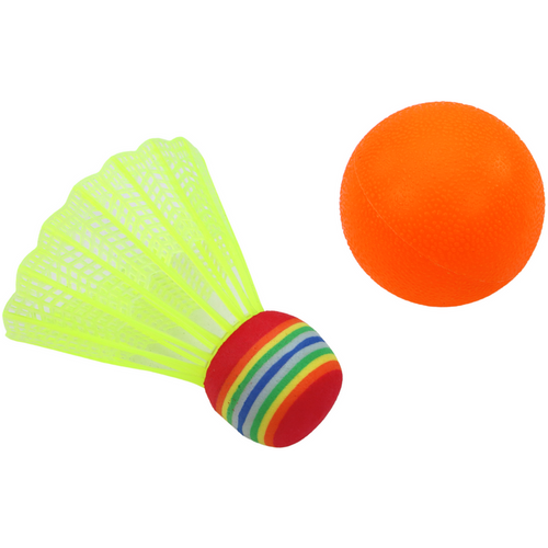 Dječji reketi za badminton - Životinje - Žuto / Ružičaste boje slika 3