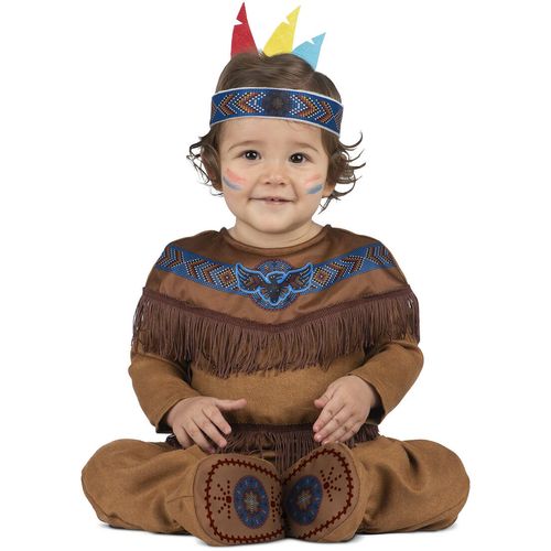 Svečana odjeća za bebe My Other Me nativo americano Smeđa (3 Dijelovi) 2-3 Godine slika 3