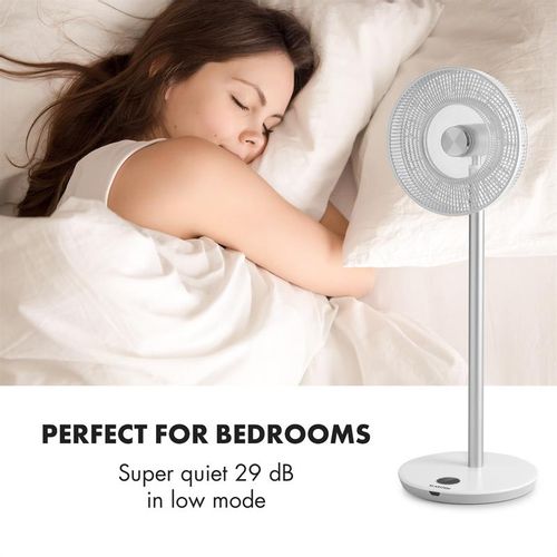 Klarstein Whisperwind Wireless stojeći ventilator, Bijela slika 15