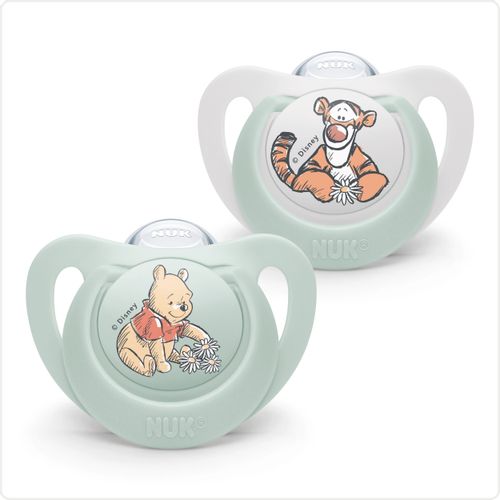 NUK duda varalica - silikon Star Winnie the Pooh 0-6 m 10730890 slika 2