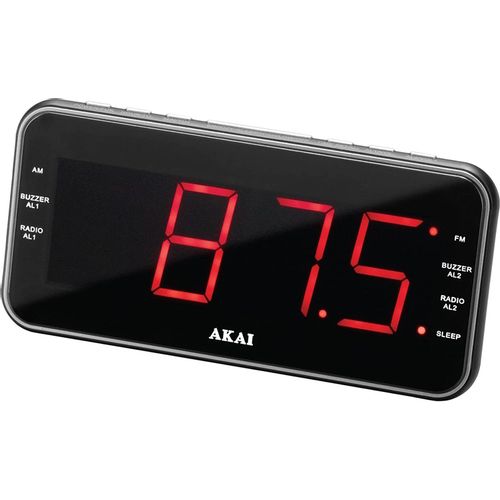 AKAI budilica, FM/AM radio, LCD, USB punjač, može i na zid ACR-3899 slika 3