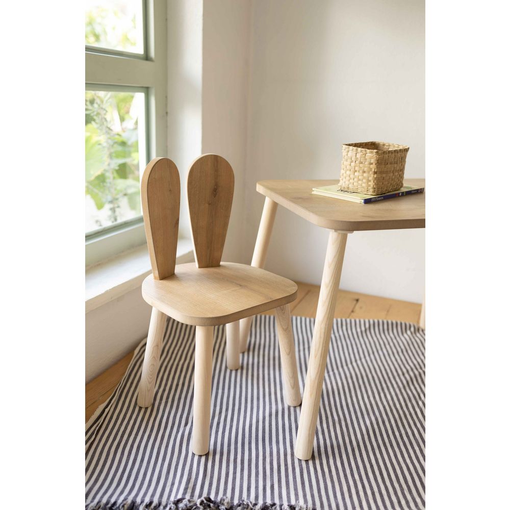 Bunny Chair - Smeđa dječija stolica slika 2