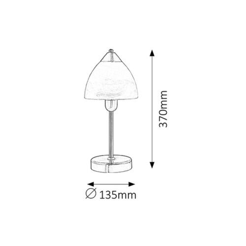 Rabalux Tristan stona lampa E14 40W Klasična rasveta slika 2