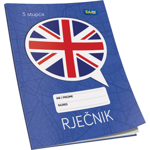 Rječnik za engleski jezik B6 0771 - 3 stupca