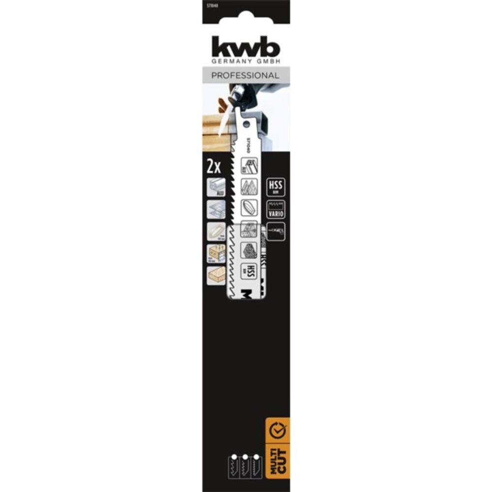 KWB list za višenamjensku pilu l - 200 mm, MULTICUT za metal i drvo, 2 kom slika 1
