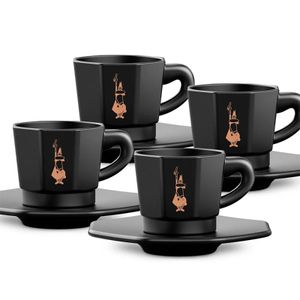 Bialetti Perfetto set 4 šolje crne