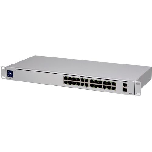 Switch Ubiquiti USW-24-EU, 24 Gigabit Ethernet ports and 2 Gigabit SFP ports  slika 1