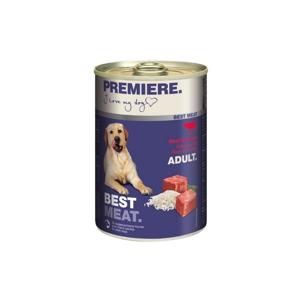 Premiere Best Meat Adult govedina i riža, 400 g konzerva slika 1