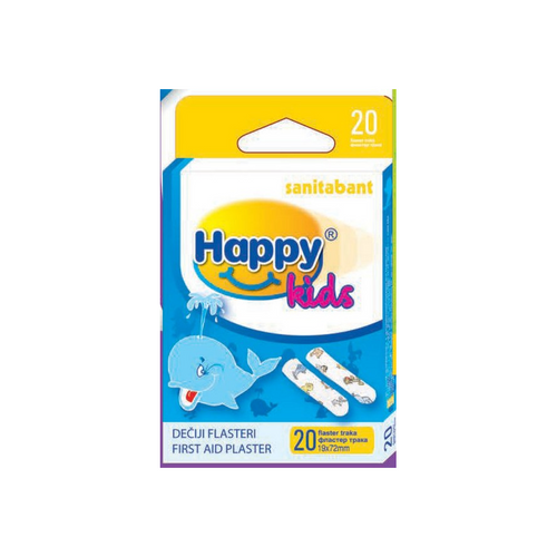 Happy kids strips flaster, 20kom slika 1