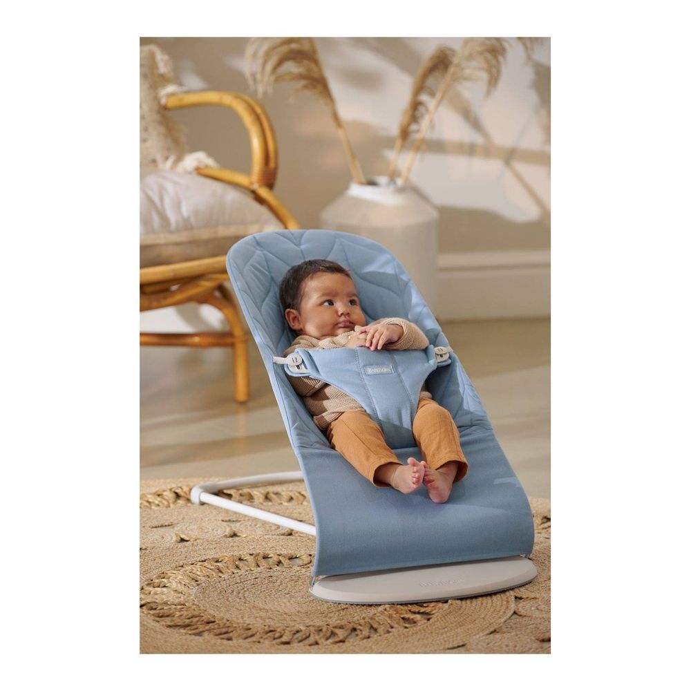 Babybjörn Ležaljka za bebu Bouncer Bliss Woven, Plava slika 2