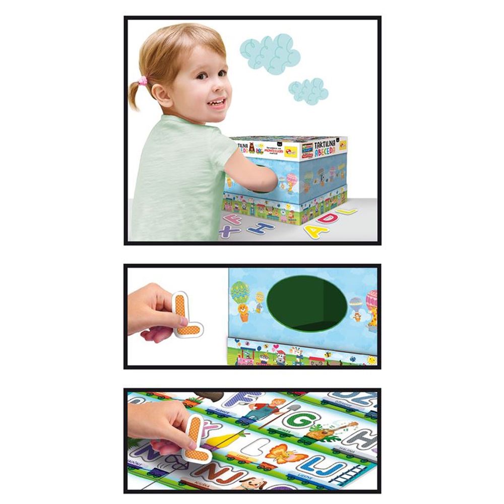 Lisciani Montessori plus - Taktilna abeceda slika 2