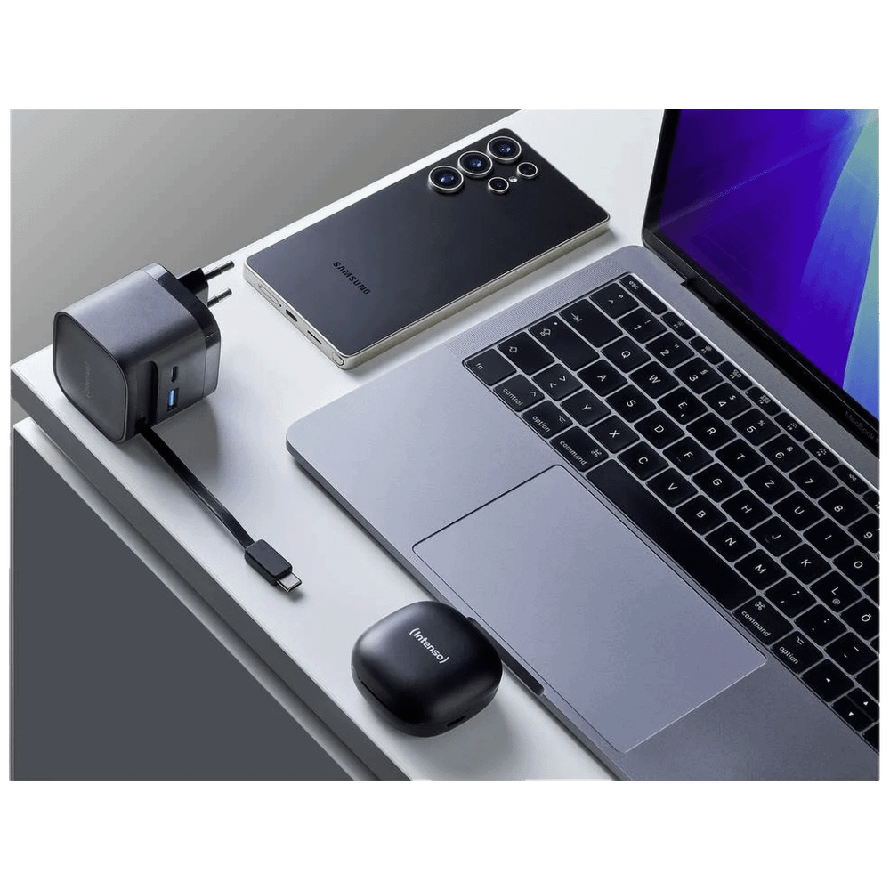 (Intenso) Punjač kučni sa type C kabelom / Power Adapter W65ACIC GaN, 1xUSB-A, 1xUCB-C, 65W  slika 6