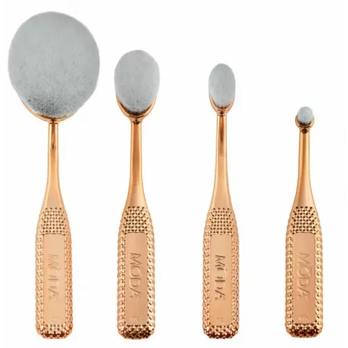 Set četkica za šminkanje Rose gold - MODA METALLIC  slika 3