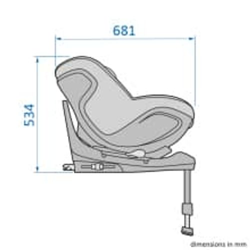 Maxi-Cosi autosjedalica Mica 360 Pro i-Size, Grupa 0+, 1 (0-18 kg) - Autentična Crna slika 27