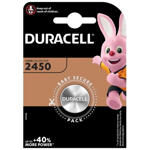 Duracell baterija dugmasta litijum CR2450 slika 1