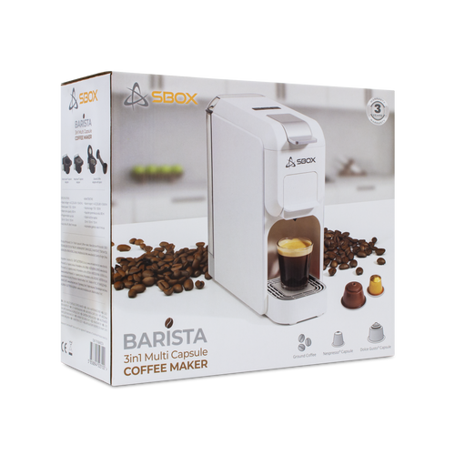 SBOX Coffee aparat 3u1 CM-719 BARISTA bijeli slika 7