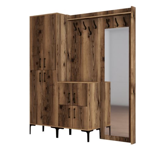 Berlin ABC - Walnut Walnut Hall Stand slika 5