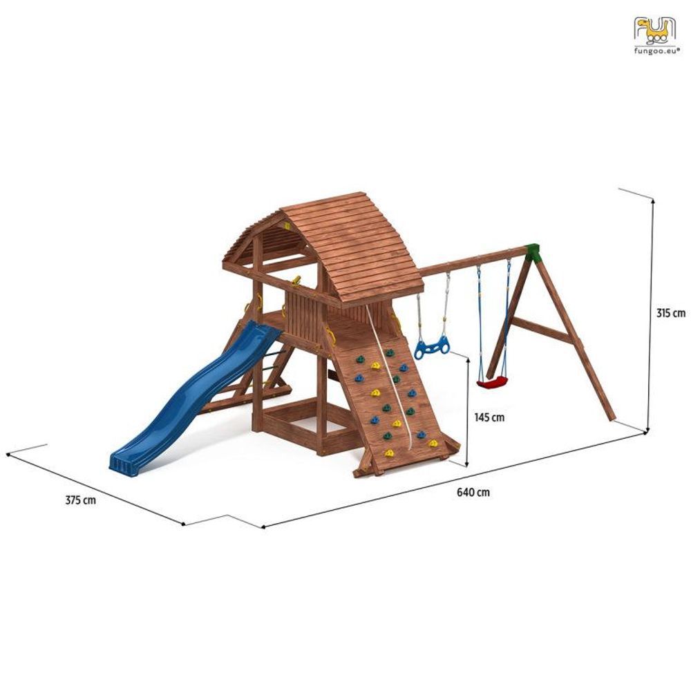 Fungoo Set GIANT MOVE + BEACH - Drveno dječije igralište slika 3