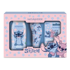 Naturaverde Kids Stitch Set tuš gel 250ml + balzam za usne + četka za kosu