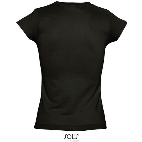 MOON ženska majica sa kratkim rukavima - Crna, L  slika 6