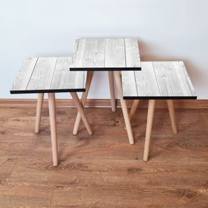 Nesting Table (3 komada) 3Shp364 - boja: Bijela