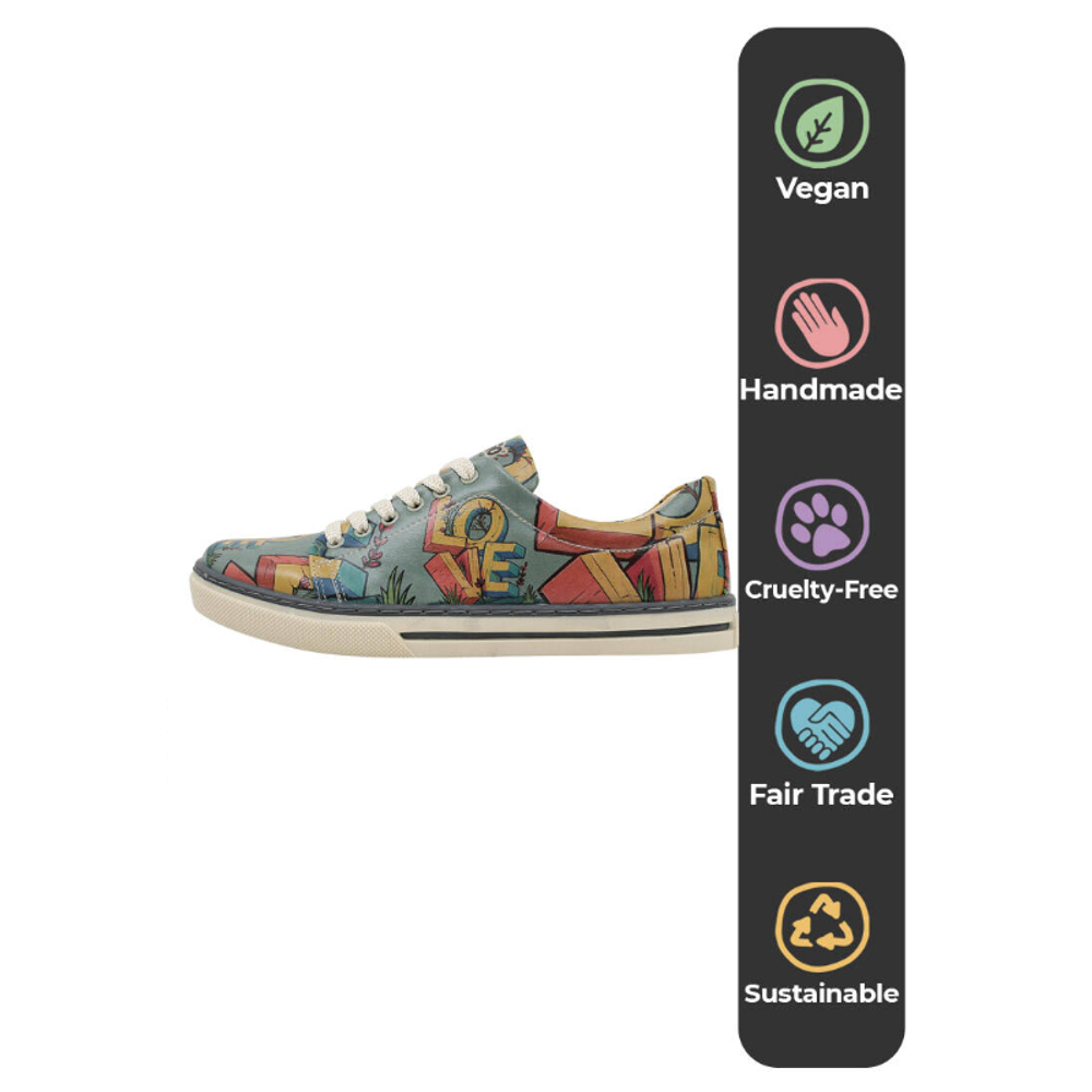 DOGO Ženske patike Sneakers Love - Tirkizne slika 5