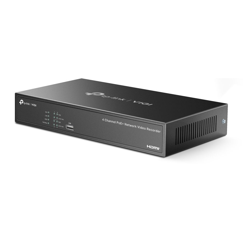 TP-Link VIGI NVR1004H-4P 4-kanalni PoE mrežni video snimač slika 2