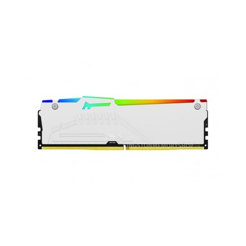 Kingston DIMM DDR5 32GB (2x16GB kit) 6800MT/s KF568C34BWEAK2-32 FURY Beast White RGB EXPO slika 1