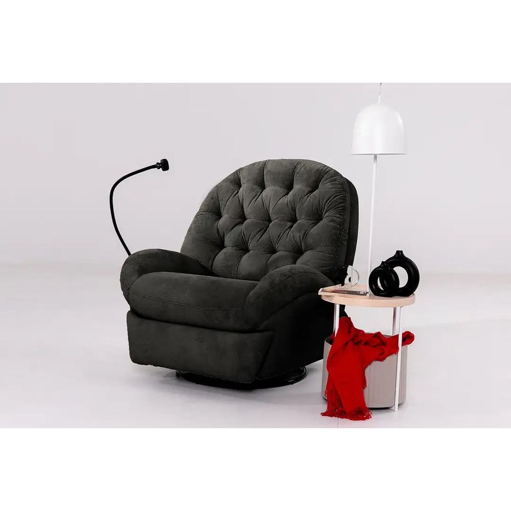 Električni Relax Fotelja Dream - Crna slika 1
