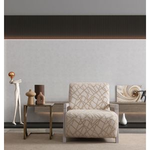 Wing Chair Toscana - Krem i Svijetlo Bež