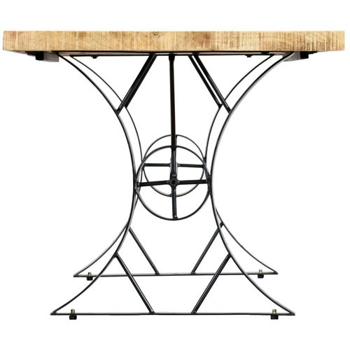 Blagovaonski stol od masivnog drva manga 180 x 90 x 76 cm slika 17