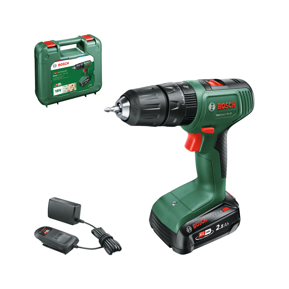 EasyImpact 18V-38 (1x2,5Ah) + AL 18V-20 u kovčegu slika 1